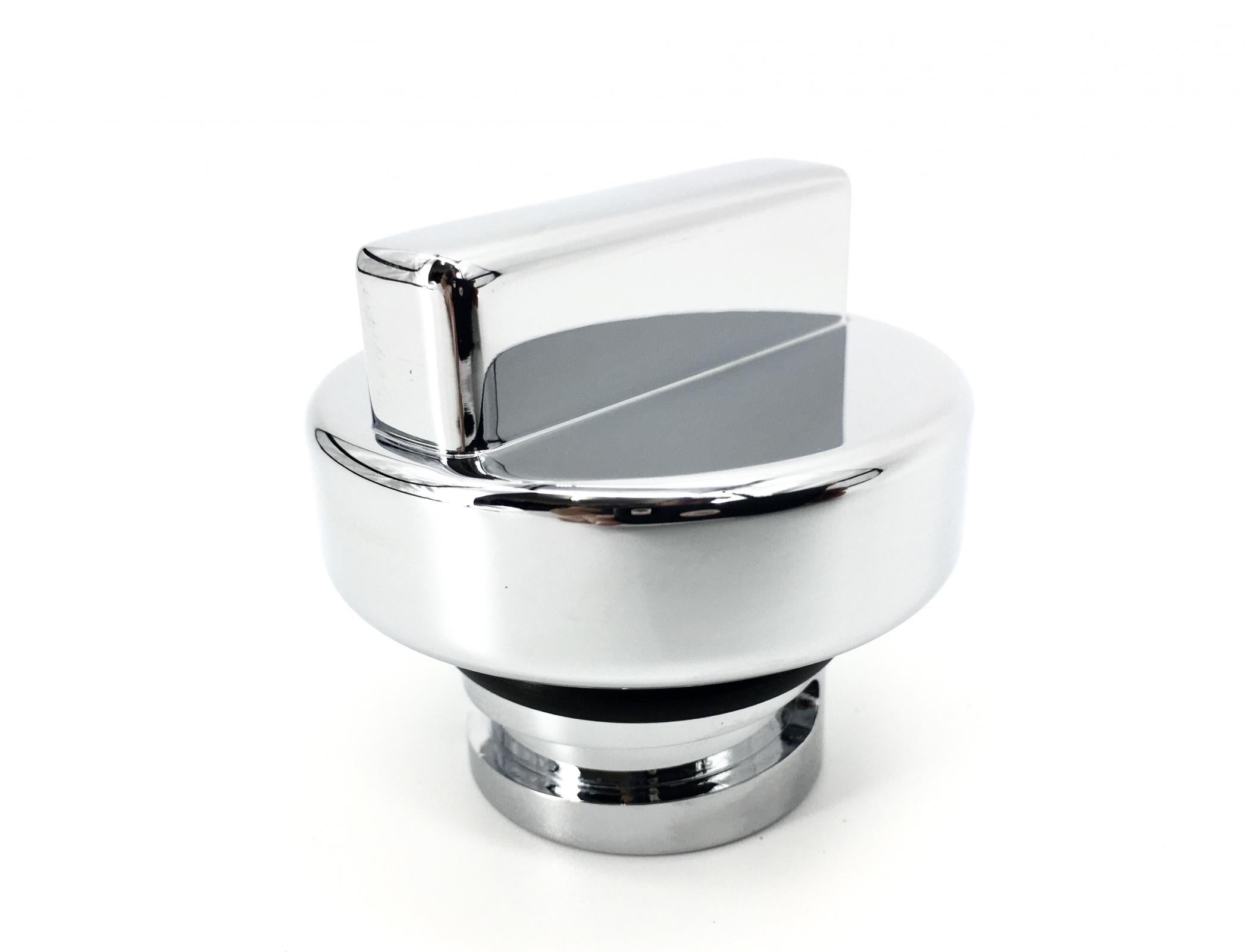 Oil Cap Replacement Billet Aluminum Chrome Finish